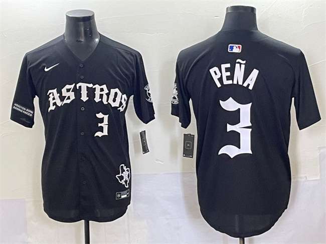 Jeremy Pena Houston Astros black jersey