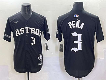 Jeremy Pena Houston Astros black jersey
