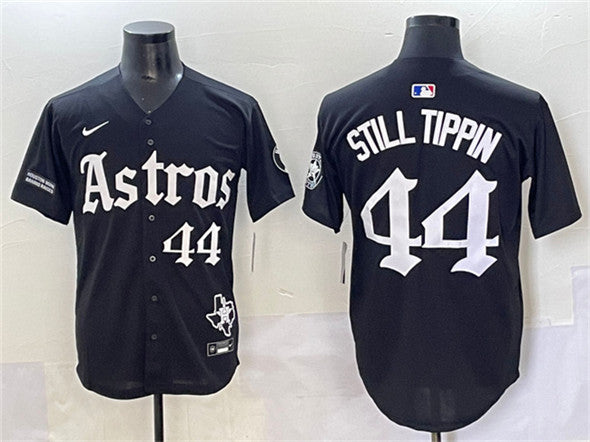 Still Tippin Houston Astros black jersey