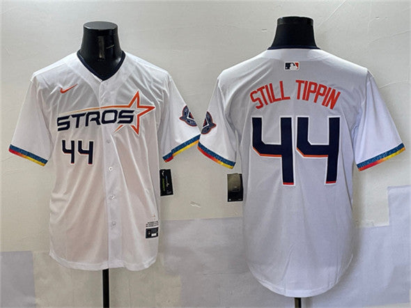 Still Tippin Houston Astros white City Connect jersey