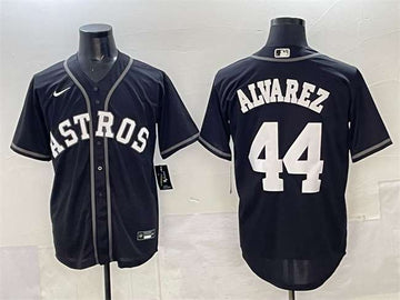Yordan Alvarez Houston Astros black Lights Out jersey