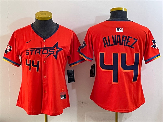 Yordan Alvarez Houston Astros orange City Connect jersey