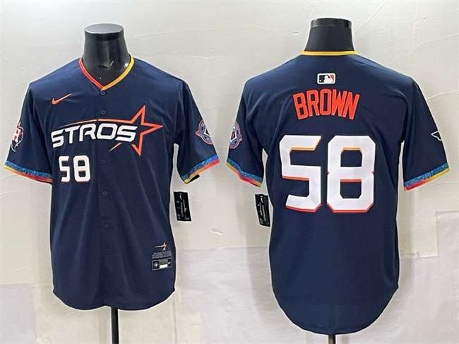 Hunter Houston Astros brown City Connect jersey