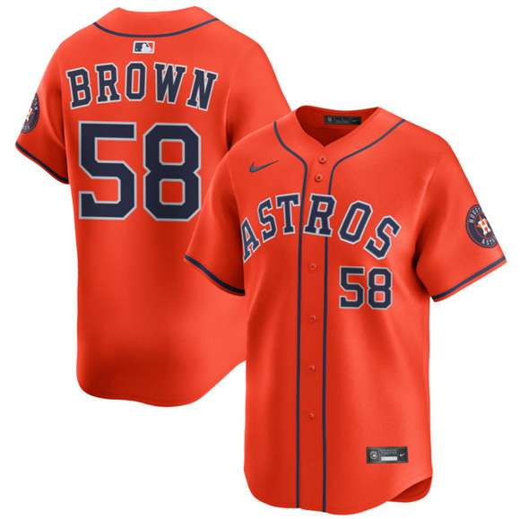 Hunter Houston Astros brown Alternate jersey