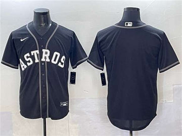 Custom Houston Astros black Lights Out jersey