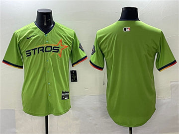 Custom Houston Astros green City Connect jersey