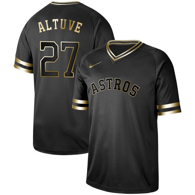 Custom Houston Astros black jersey
