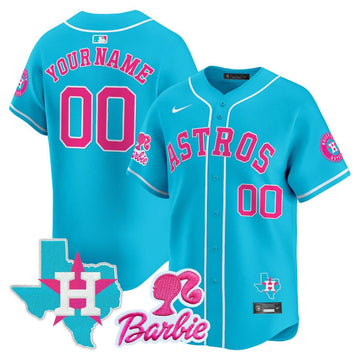Custom Houston Astros blue jersey