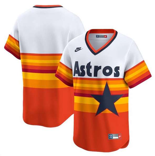 Houston Astros white Throwback jersey