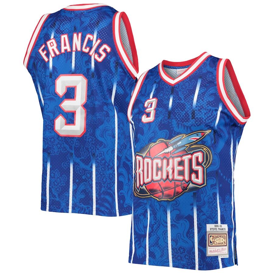 Steve Francis Houston Rockets blue jersey