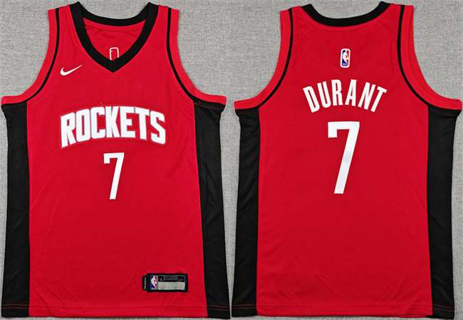 Kevin Durant Houston Rockets red jersey