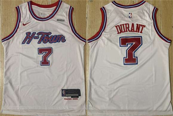 Kevin Durant Houston Rockets white jersey