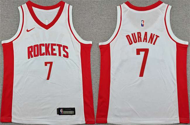 Kevin Durant Houston Rockets white jersey