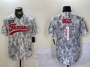Stefon Diggs Houston Texans camo Salute To Service jersey