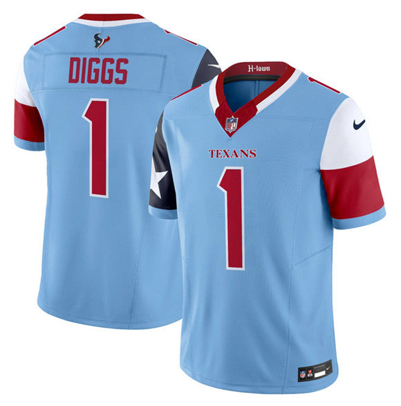 Stefon Diggs Houston Texans blue jersey