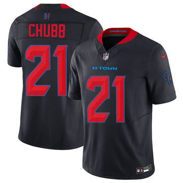 Nick Chubb Houston Texans navy Alternate jersey