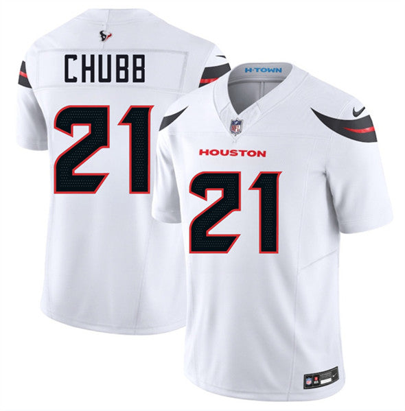 Nick Chubb Houston Texans white jersey