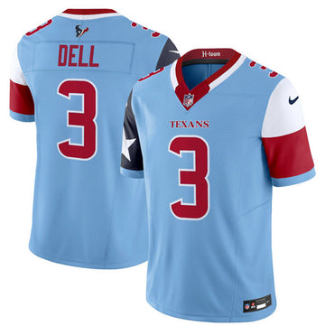 Tank Dell Houston Texans blue FUSE jersey