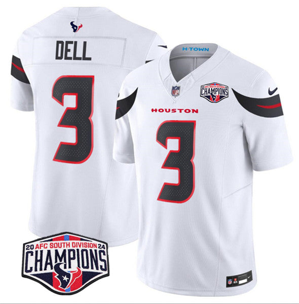 Tank Dell Houston Texans white jersey