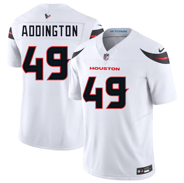 Tucker Addington Houston Texans white jersey