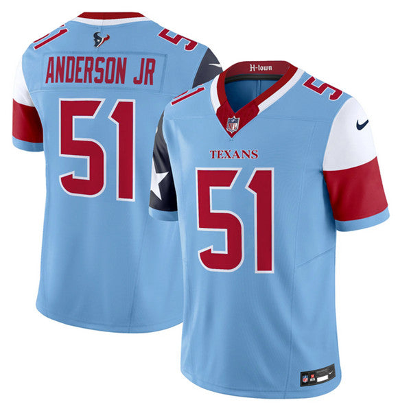 Will Anderson Jr Houston Texans blue FUSE jersey
