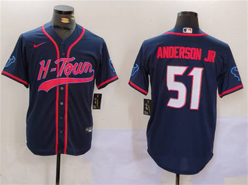 Will Anderson Jr Houston Texans navy jersey