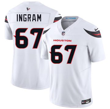 Ed Ingram Houston Texans white jersey