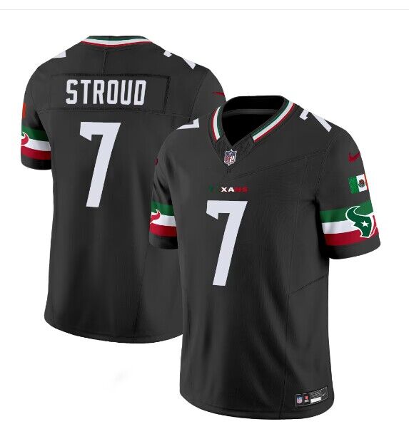 CJ Stroud Houston Texans black jersey