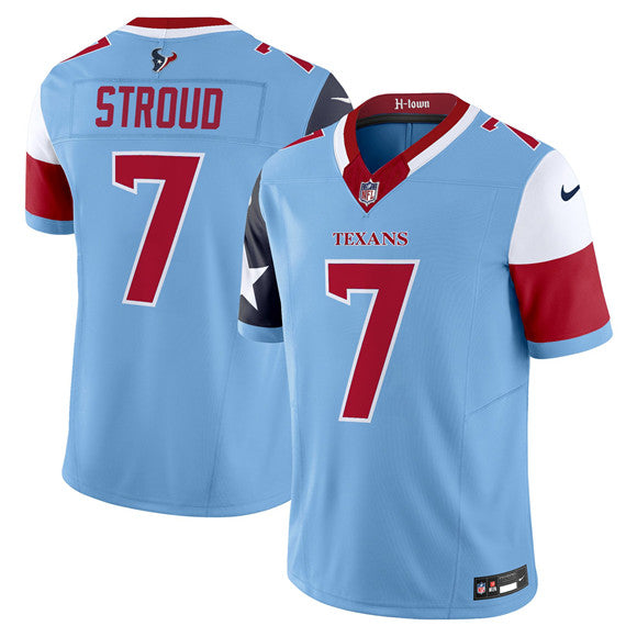 CJ Stroud Houston Texans blue FUSE jersey