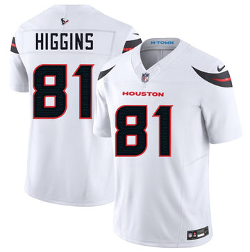 Jayden Higgins Houston Texans white jersey