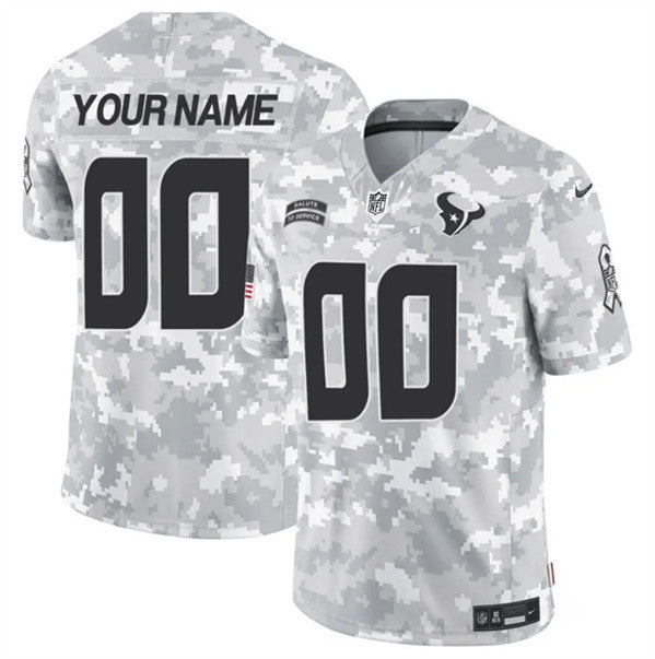 Custom Houston Texans camo Salute To Service jersey