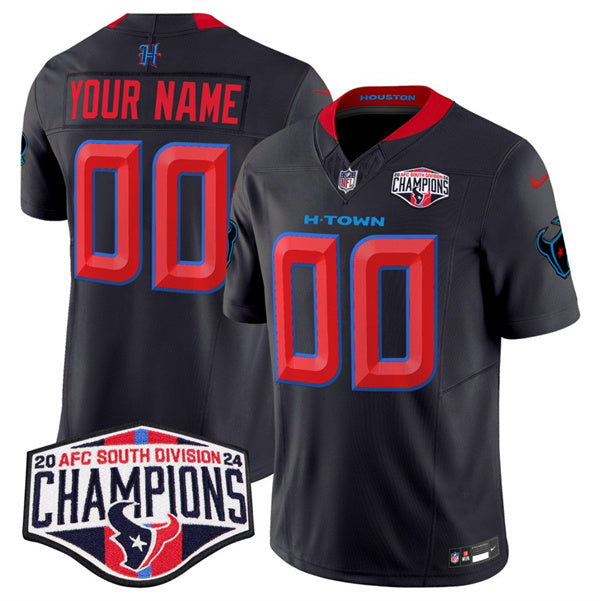 Custom Houston Texans navy Alternate jersey