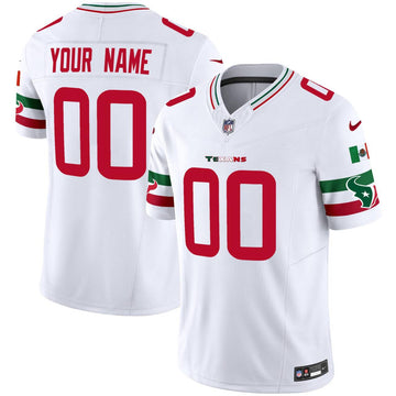 Custom Houston Texans white jersey
