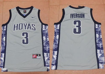 Allen Iverson Georgetown Hoyas grey jersey