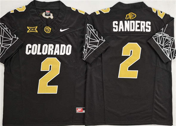 Shadeur Sanders Colorado Buffaloes black jersey