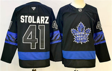 Anthony Stolarz Toronto Maple Leafs black jersey