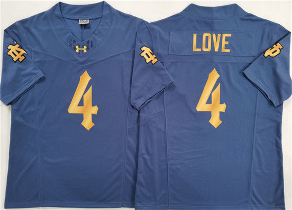 Jeremiyah Love Notre Dame Fighting Irish navy Limited jersey