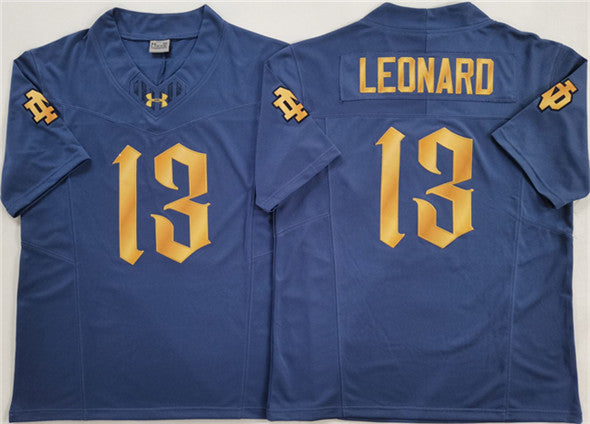 Riley Leonard Notre Dame Fighting Irish navy Limited jersey