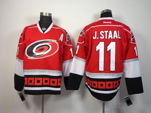 Jordan Staal Carolina Hurricanes red Home jersey