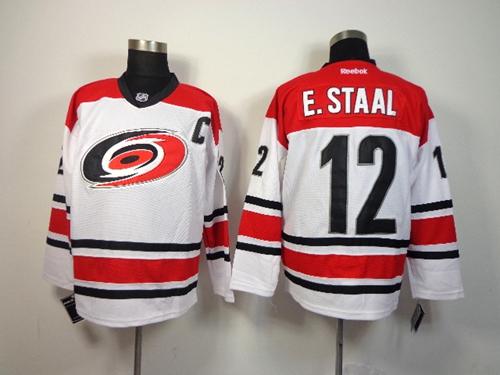 Eric Staal Carolina Hurricanes white jersey