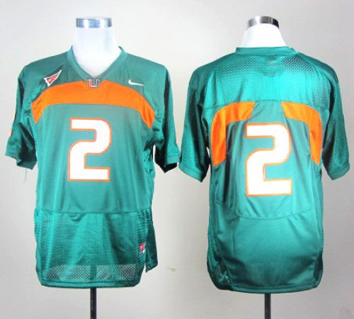 Miami Hurricanes green jersey