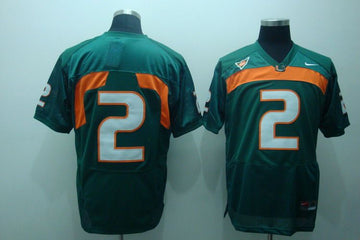 Jon Beason Miami Hurricanes green jersey