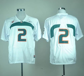 Miami Hurricanes white jersey
