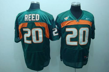Ed Reed Miami Hurricanes green jersey