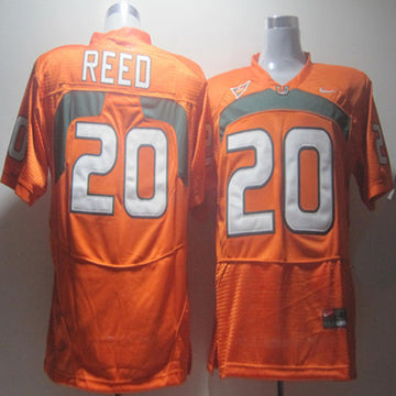 Ed Reed Miami Hurricanes orange jersey