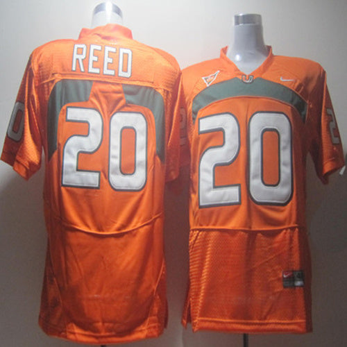 Ed Reed Miami Hurricanes orange jersey