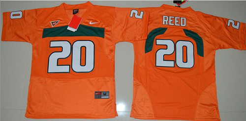 Ed Reed Miami Hurricanes orange jersey