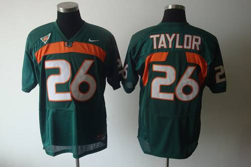 Sean Taylor Miami Hurricanes green jersey