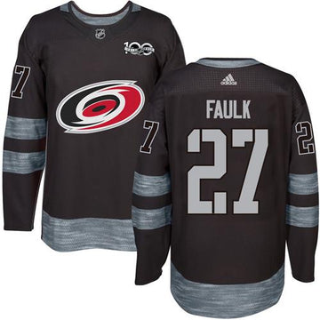 Justin Faulk Carolina Hurricanes black jersey