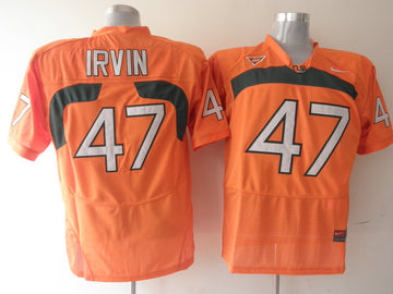 Michael Irvin Miami Hurricanes orange jersey